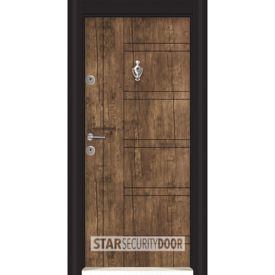 БЛИНДИРАНА ВХОДНА ВРАТА Parkdoor SL101 АНТИК