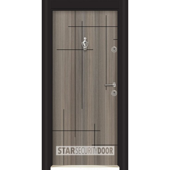 БЛИНДИРАНА ВХОДНА ВРАТА Parkdoor SL 208 МИСТИК