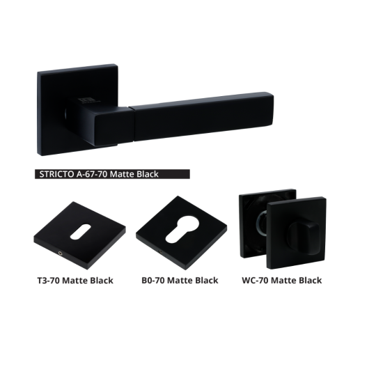 ДРЪЖКА STRICTO A-67-30 MATTE BLACK