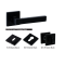 ДРЪЖКА STRICTO A-67-30 MATTE BLACK