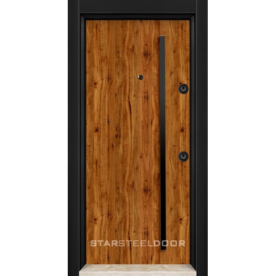 БЛИНДИРАНА ВХОДНА ВРАТА ЗА КЪЩА Outdoors LP-Classic WOOD